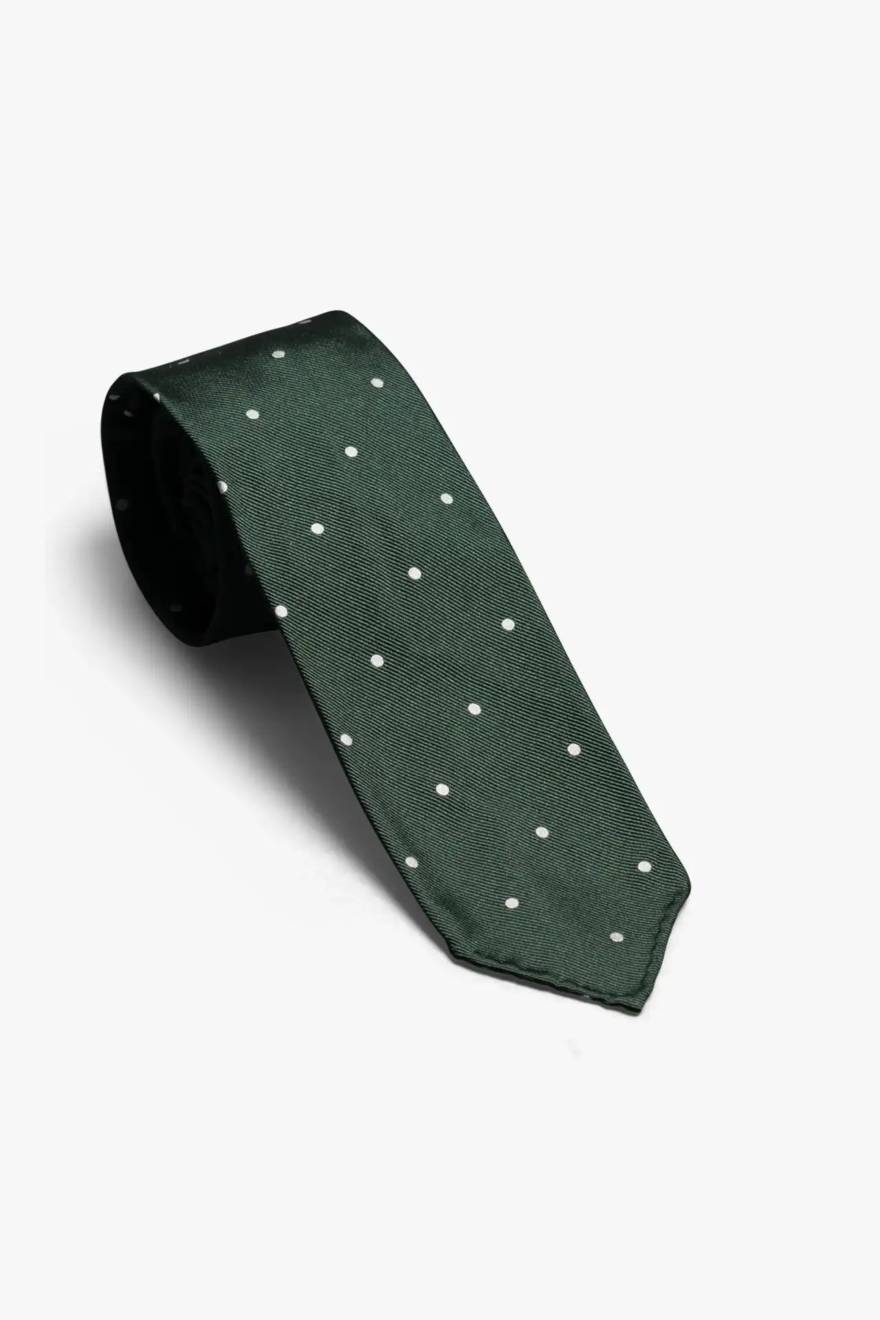 The Dotted 7 Fold - Forest Green