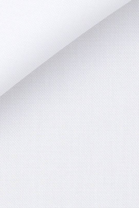 White-cotton-oxford-shirt-fabric-Italian-Thomas Mason- wrinkle resilient