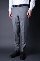 Navy Midnight Blue Leather Belt in minimalist design, Made in Italy from vegetable tanned leather. Perfect to match with hand made dress shoes.