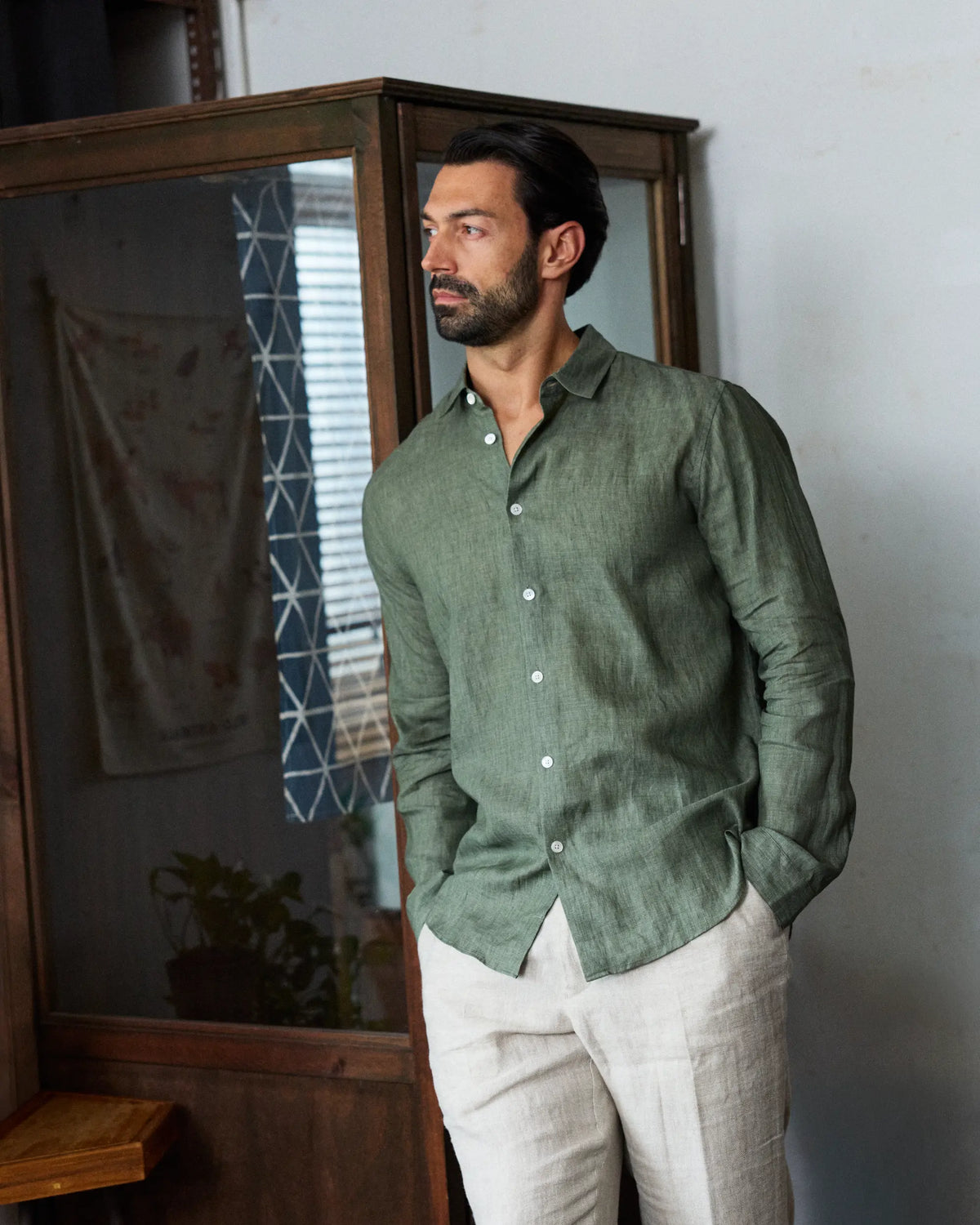 The Classic shirt in Albini Linen