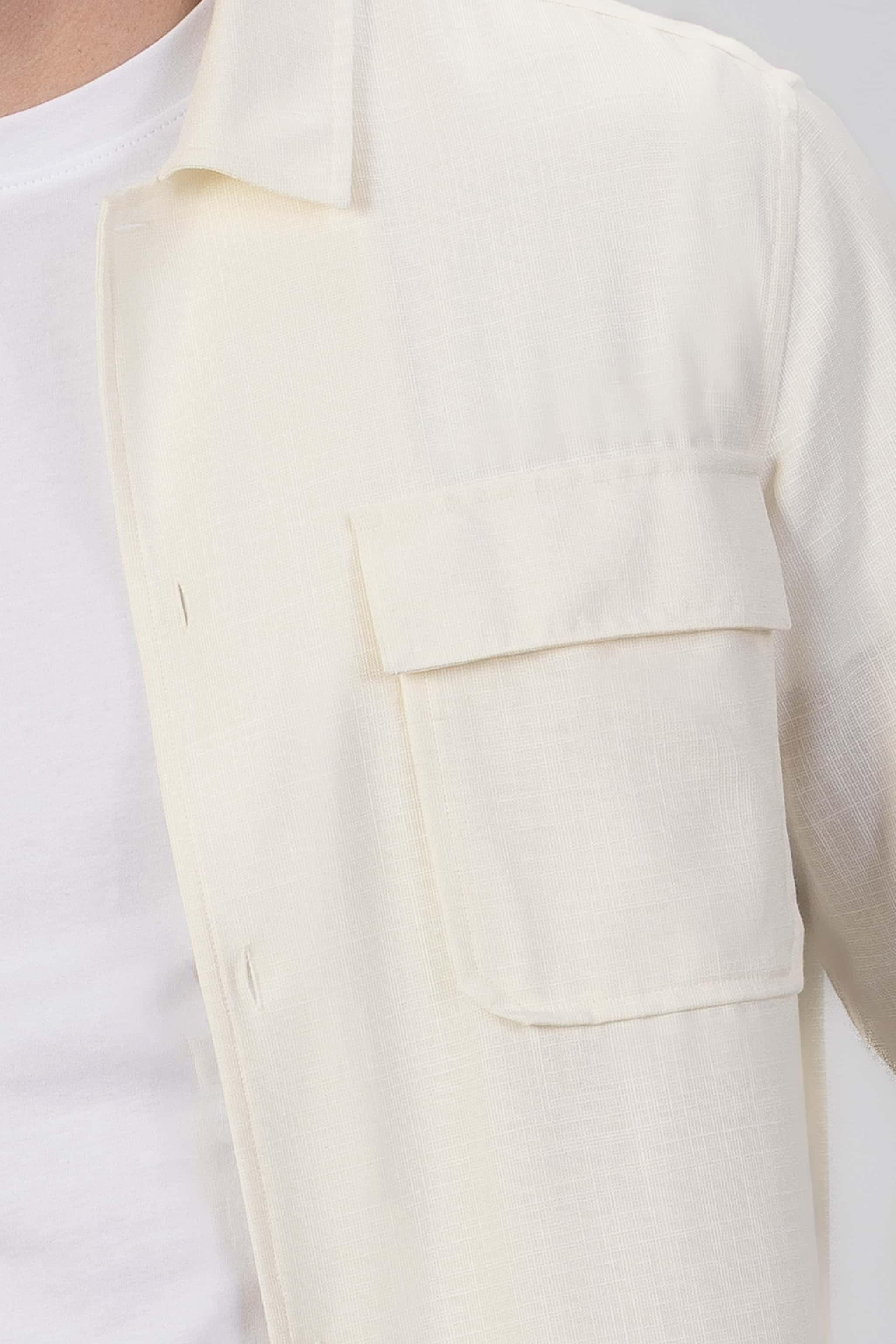 Over Bamboo Overshirt - Off White
