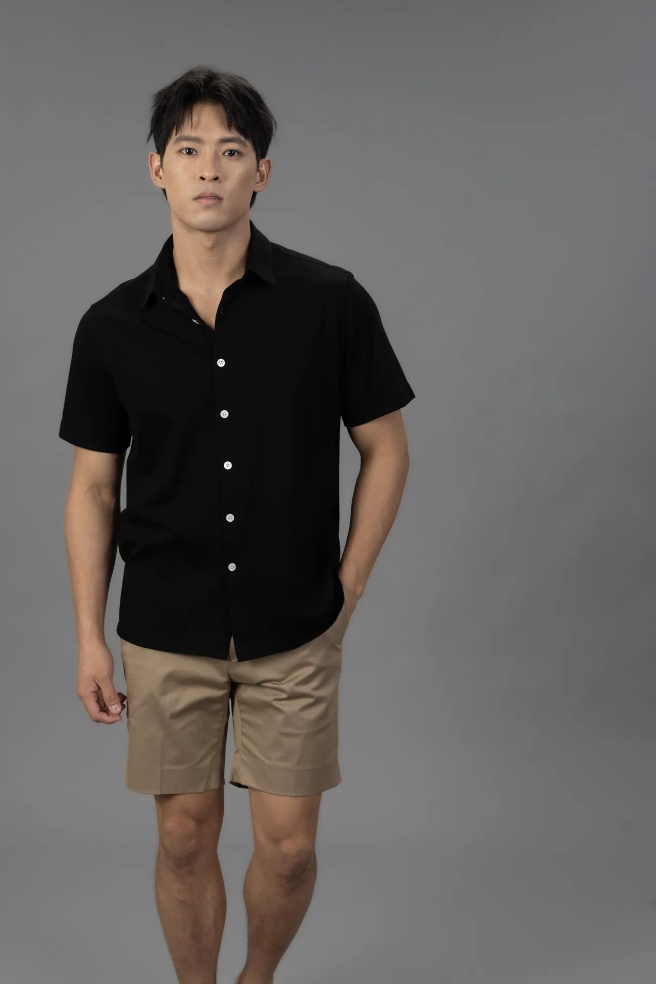 The Cotton Shorts - Beige