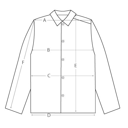 Garment measurement diagram