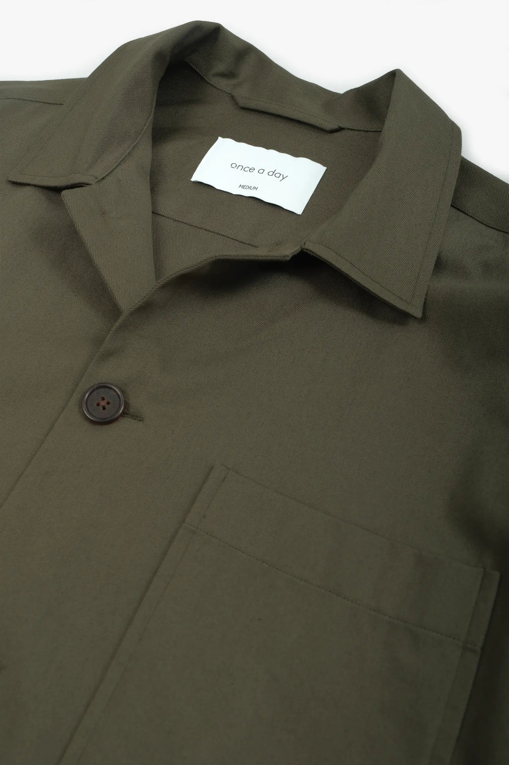 The Cotton Overshirt - Green