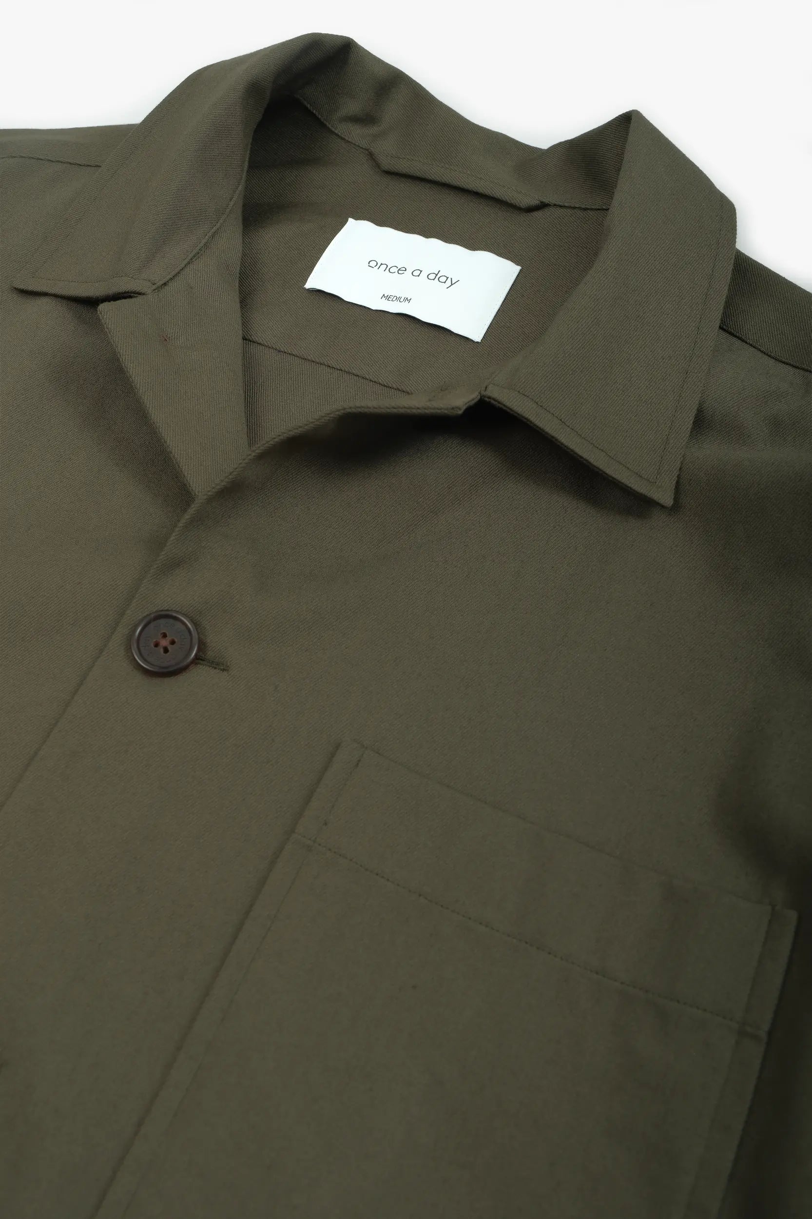 The Cotton Overshirt - Green