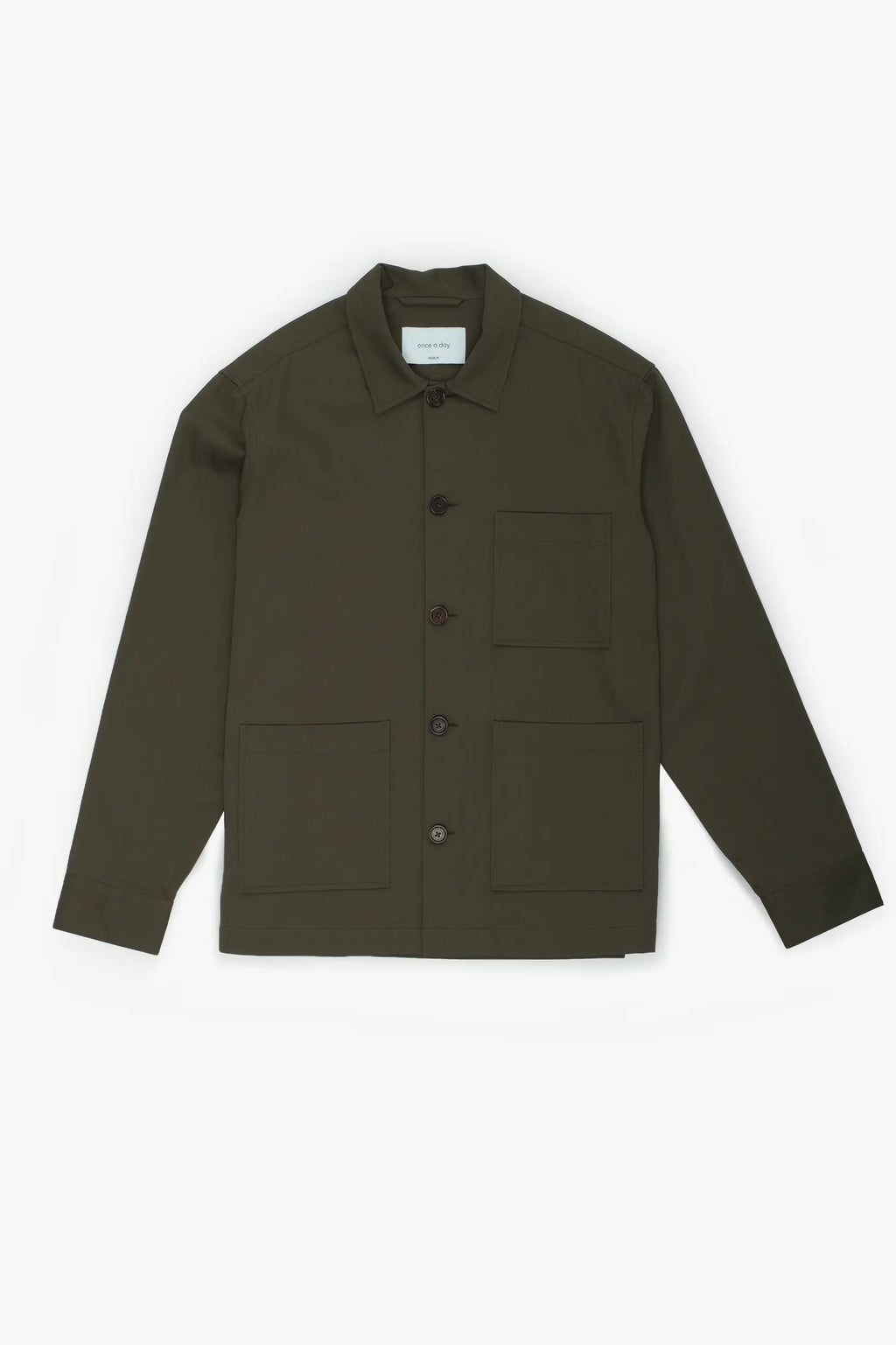 The Cotton Overshirt - Green
