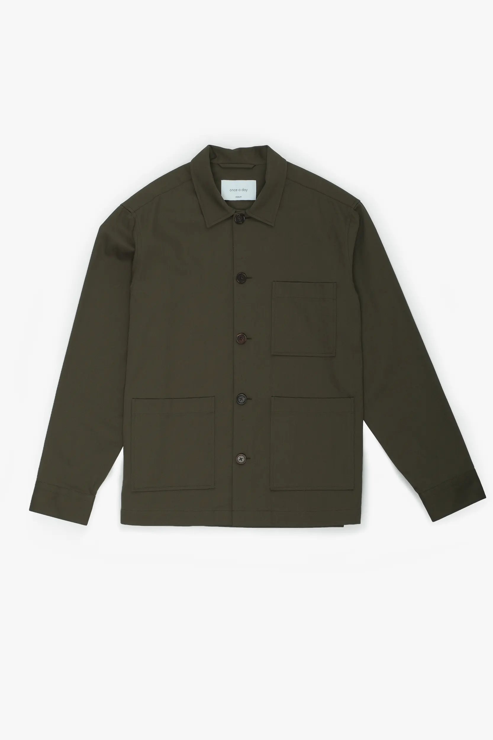The Cotton Overshirt - Green
