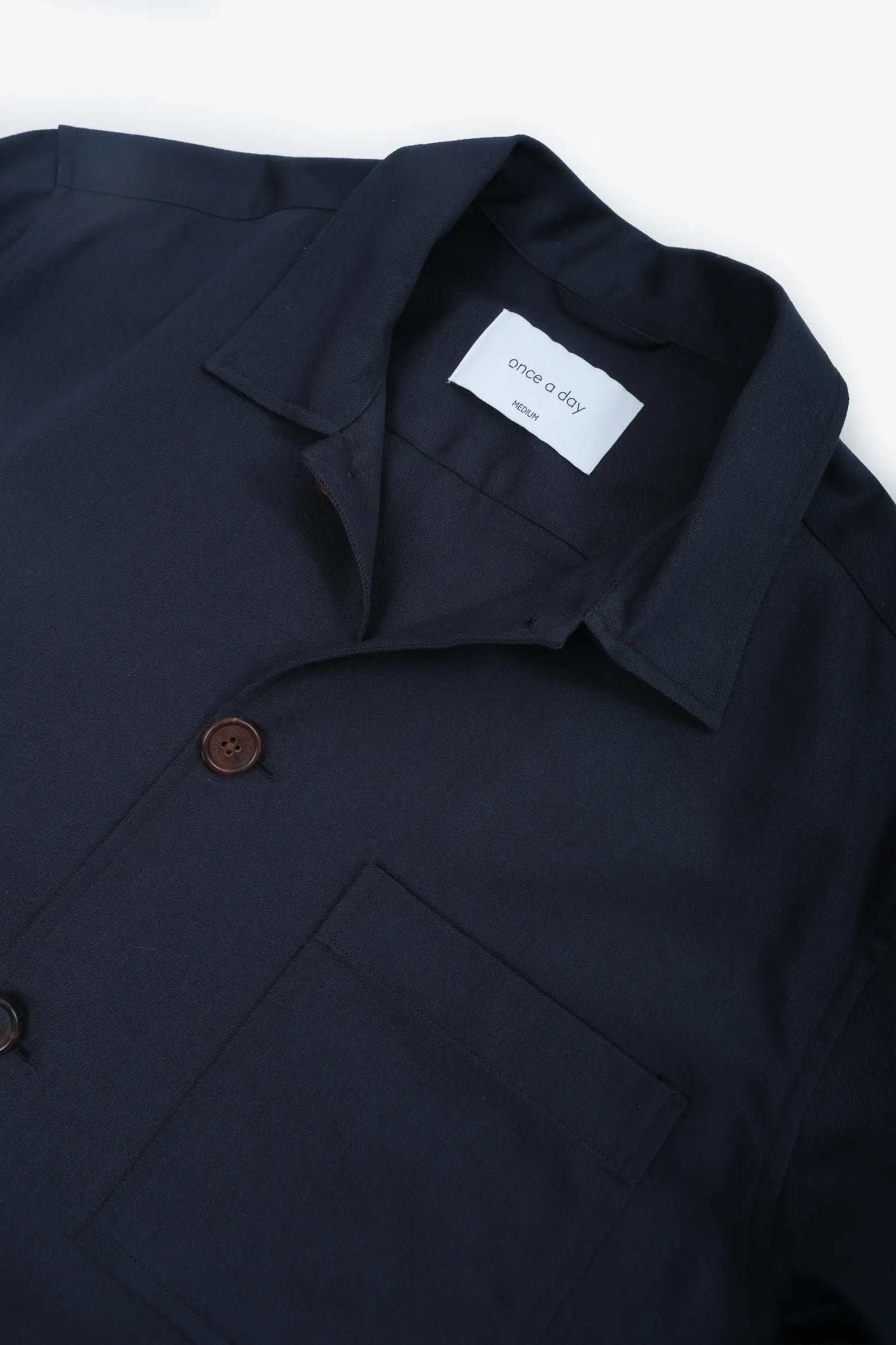 The Cotton Overshirt - Navy