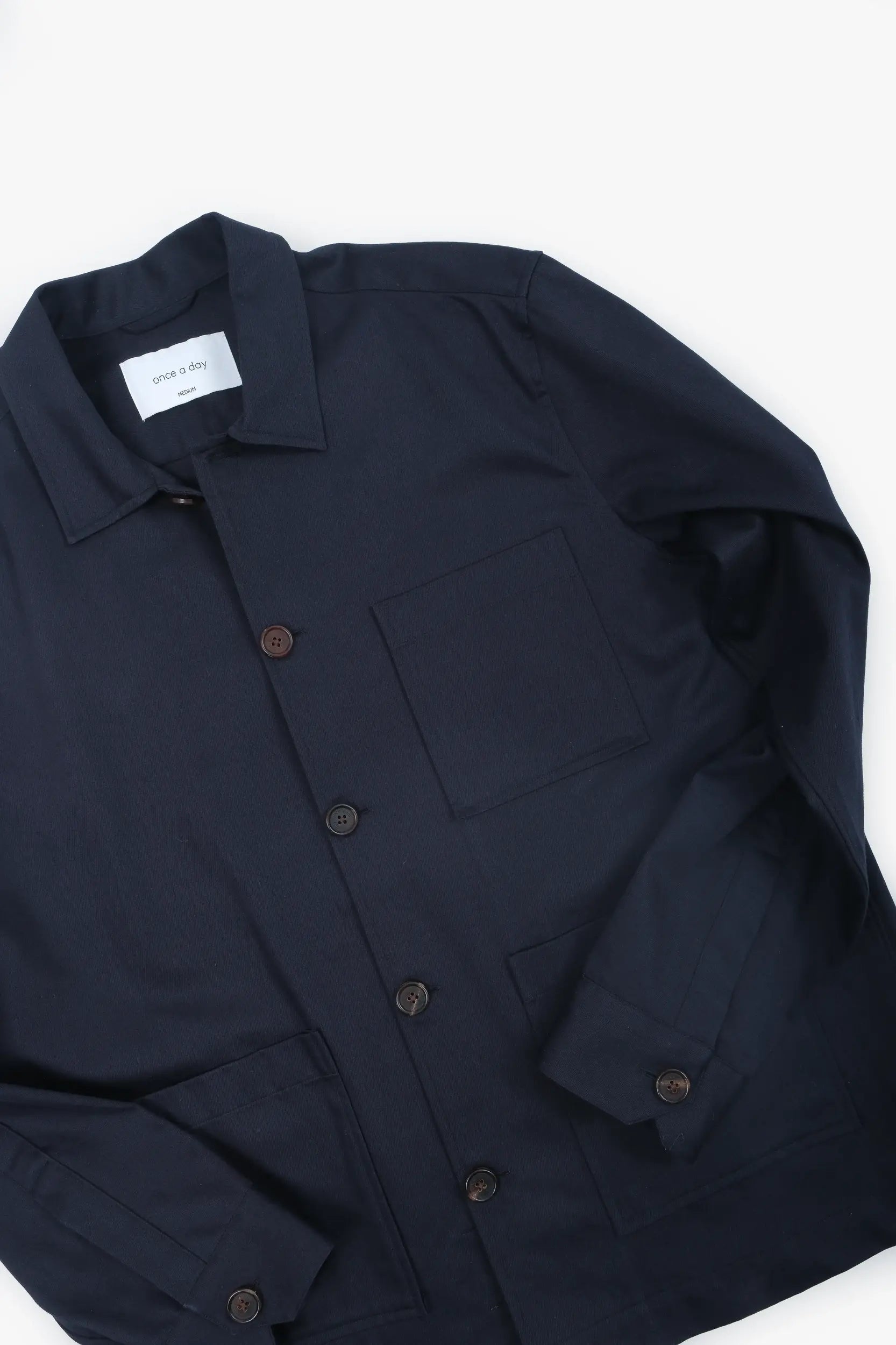 The Cotton Overshirt - Navy