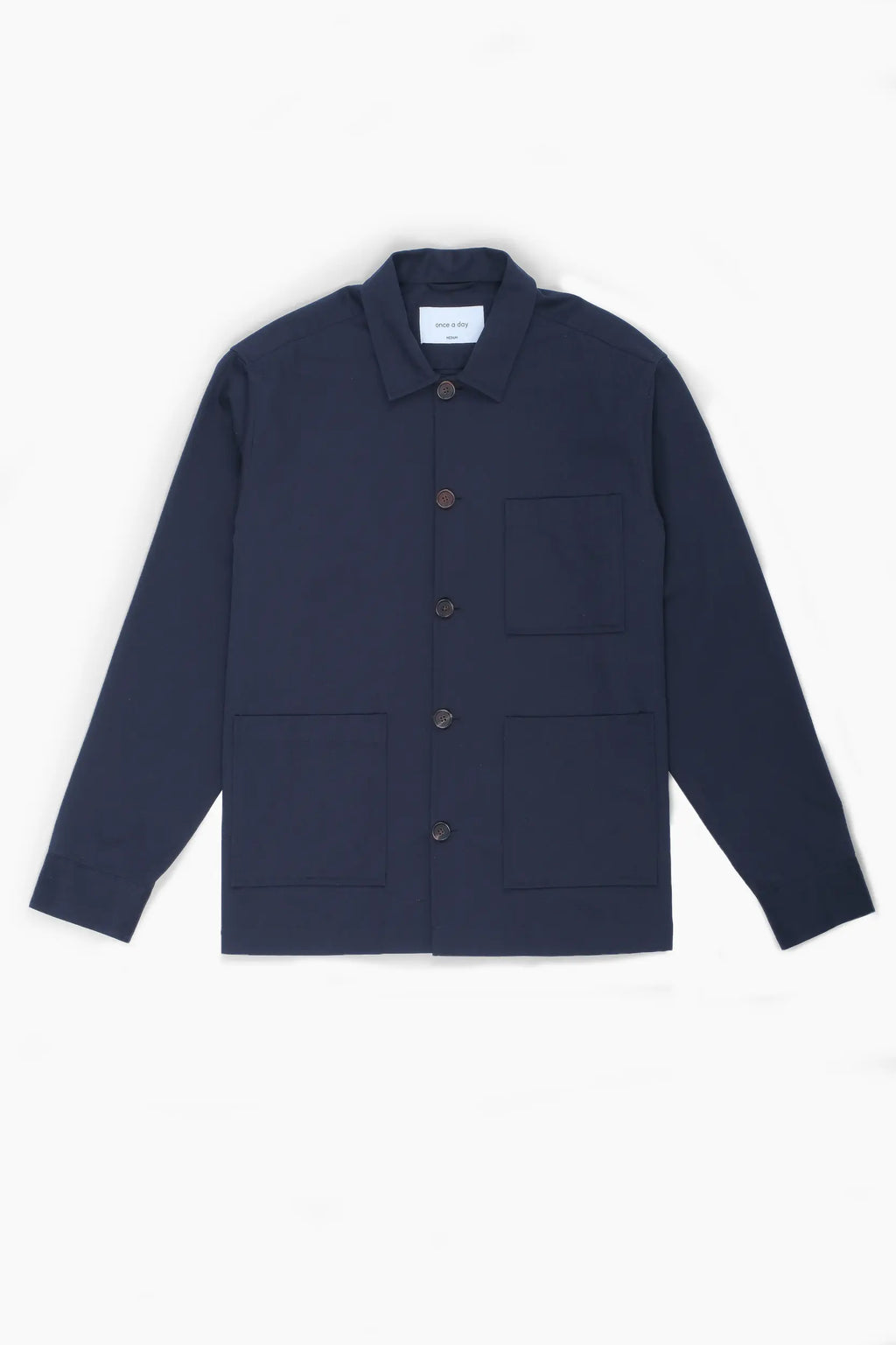 The Cotton Overshirt - Navy