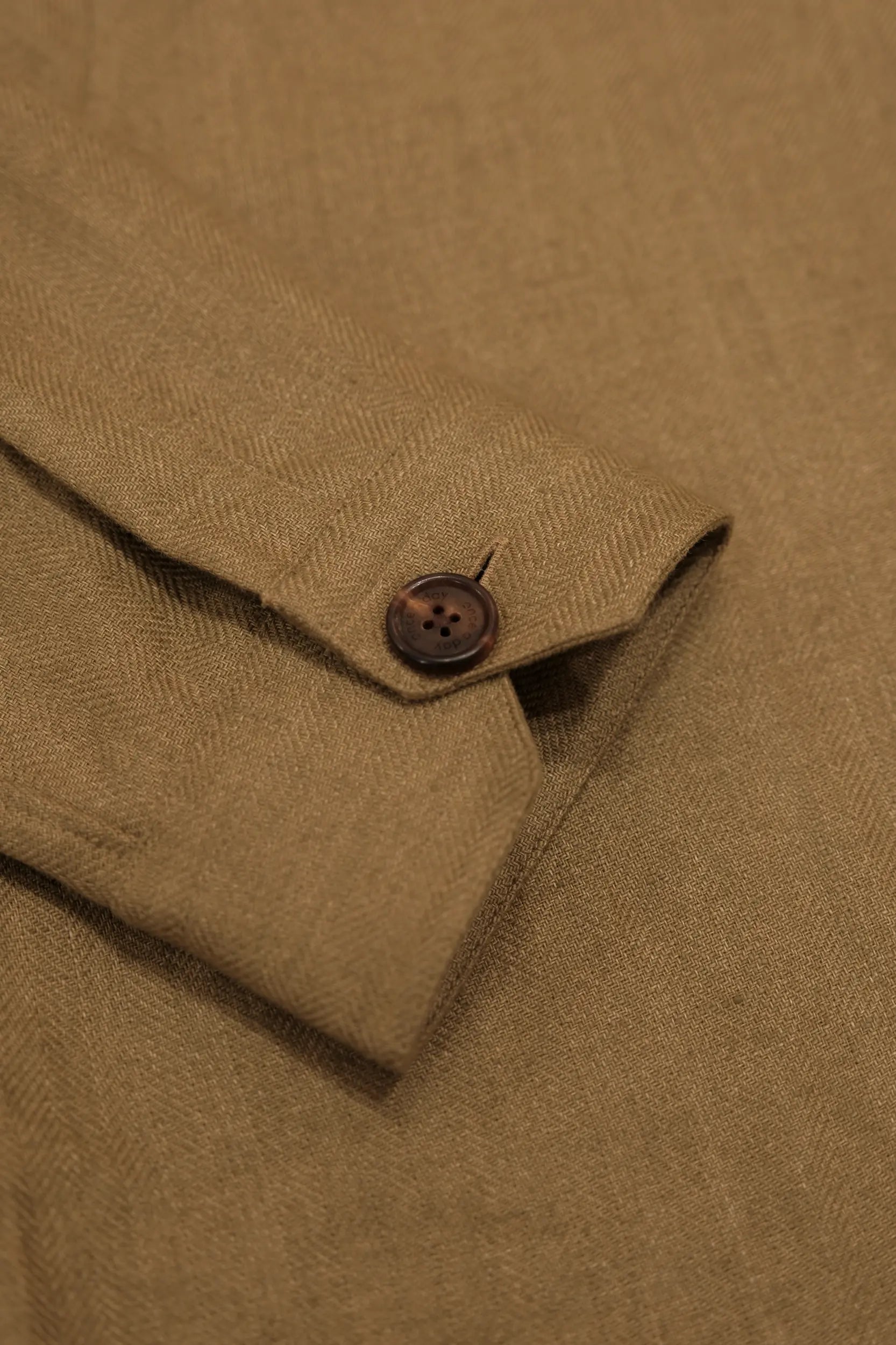 The Safari Overshirt - Copper Camel Linen