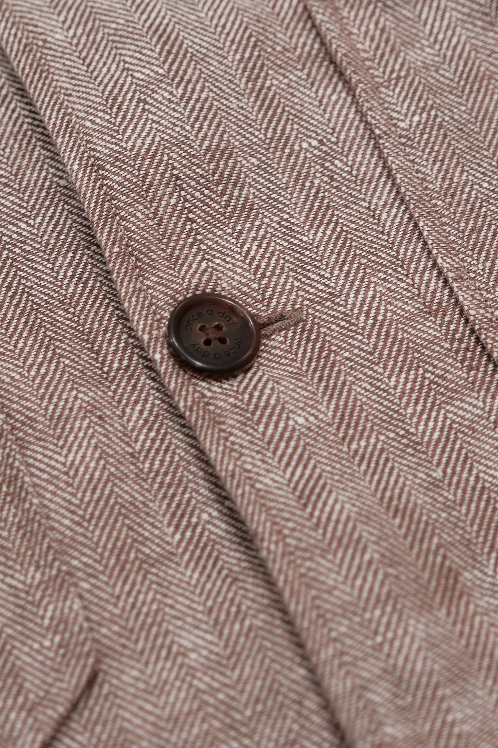 The Safari Overshirt - Rusty Brown Melange Linen