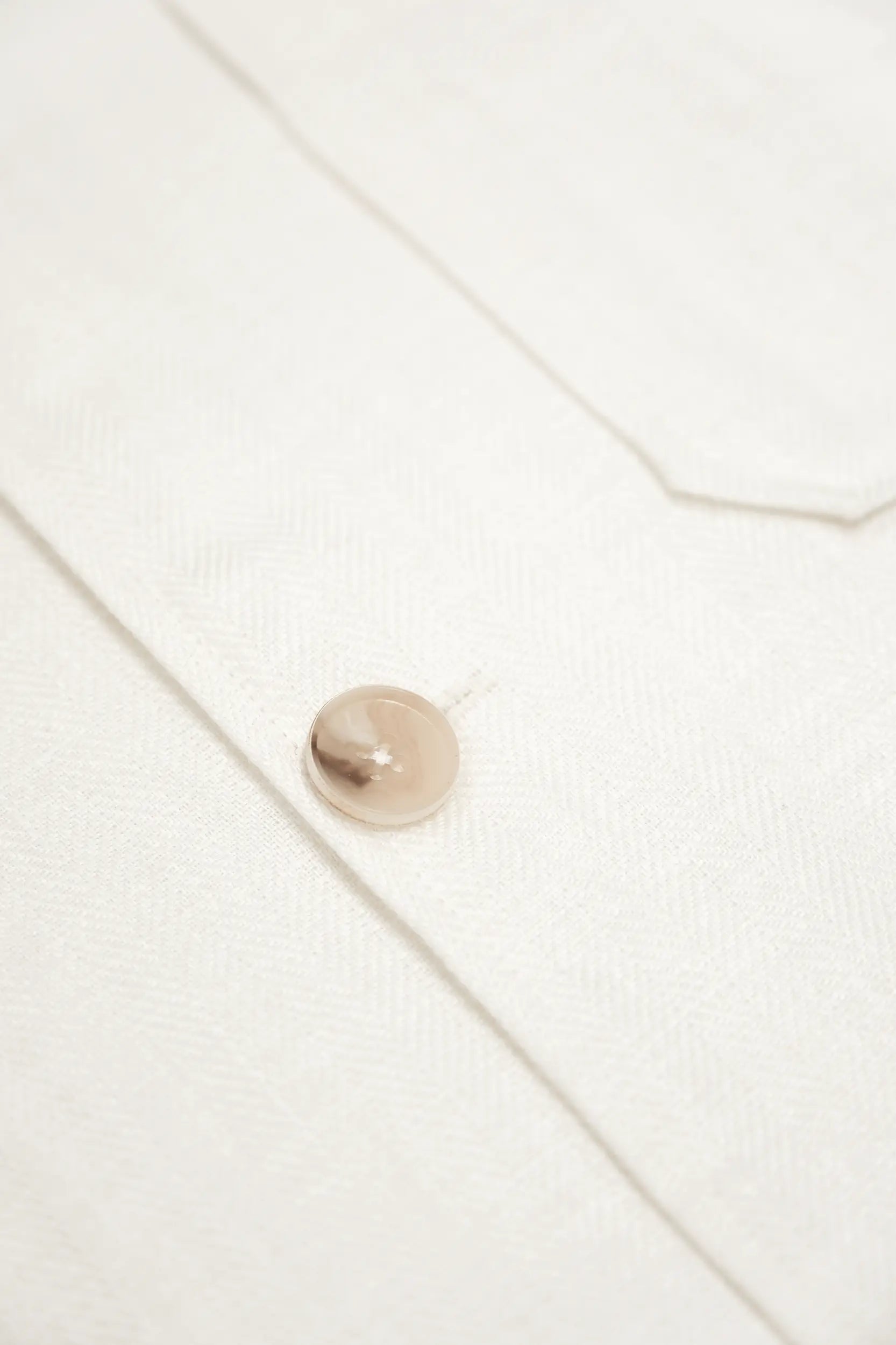 The Safari Overshirt - White Linen