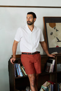 The Dotted Seersucker Shirt - White
