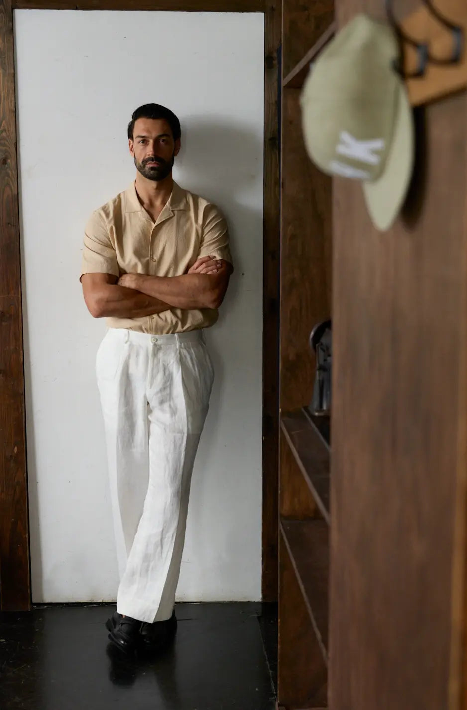 The Linen Pants Pleated - White