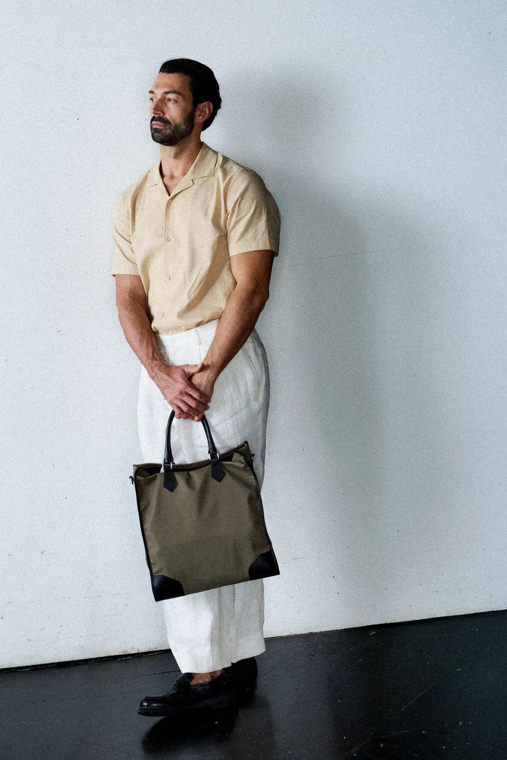 The Dotted Seersucker Shirt - Sand
