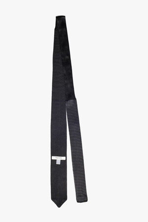 Silk Noise Tie - Black