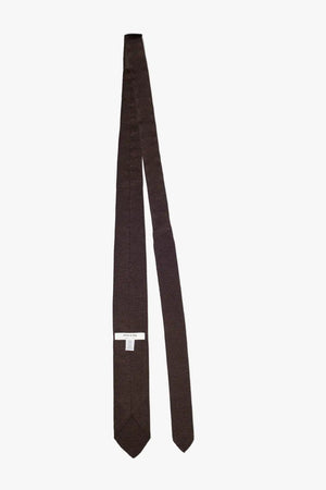 Formal Knit Tie - Brown