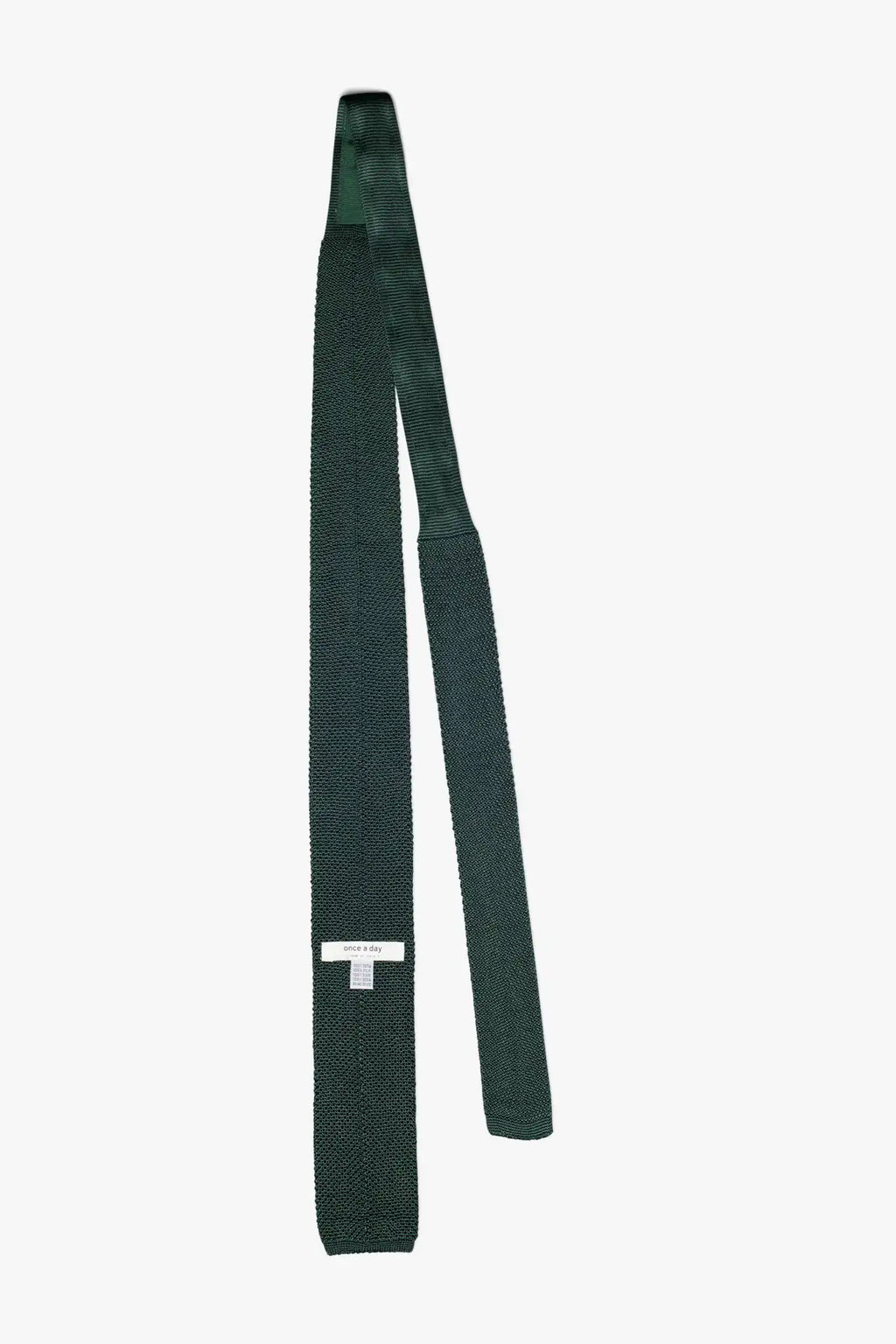 Silk knitted Tie - Forest Green