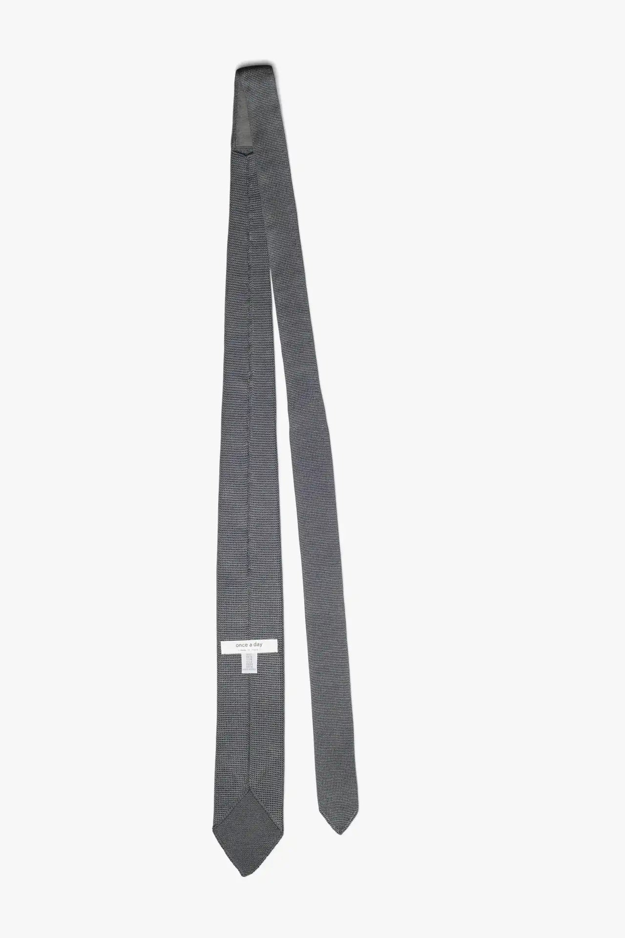 Formal Knit Tie - Gray