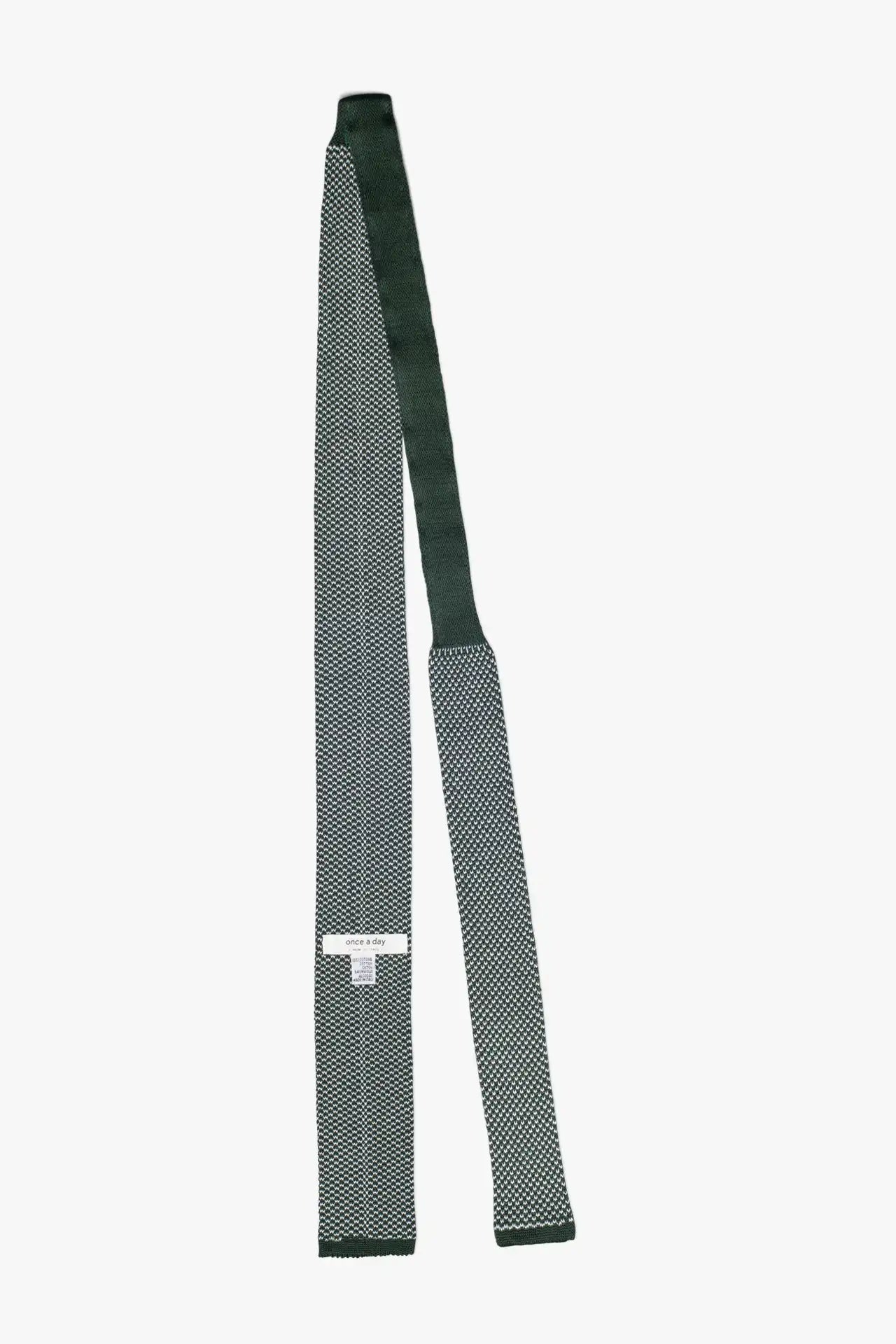 Cotton Noise Tie - Green