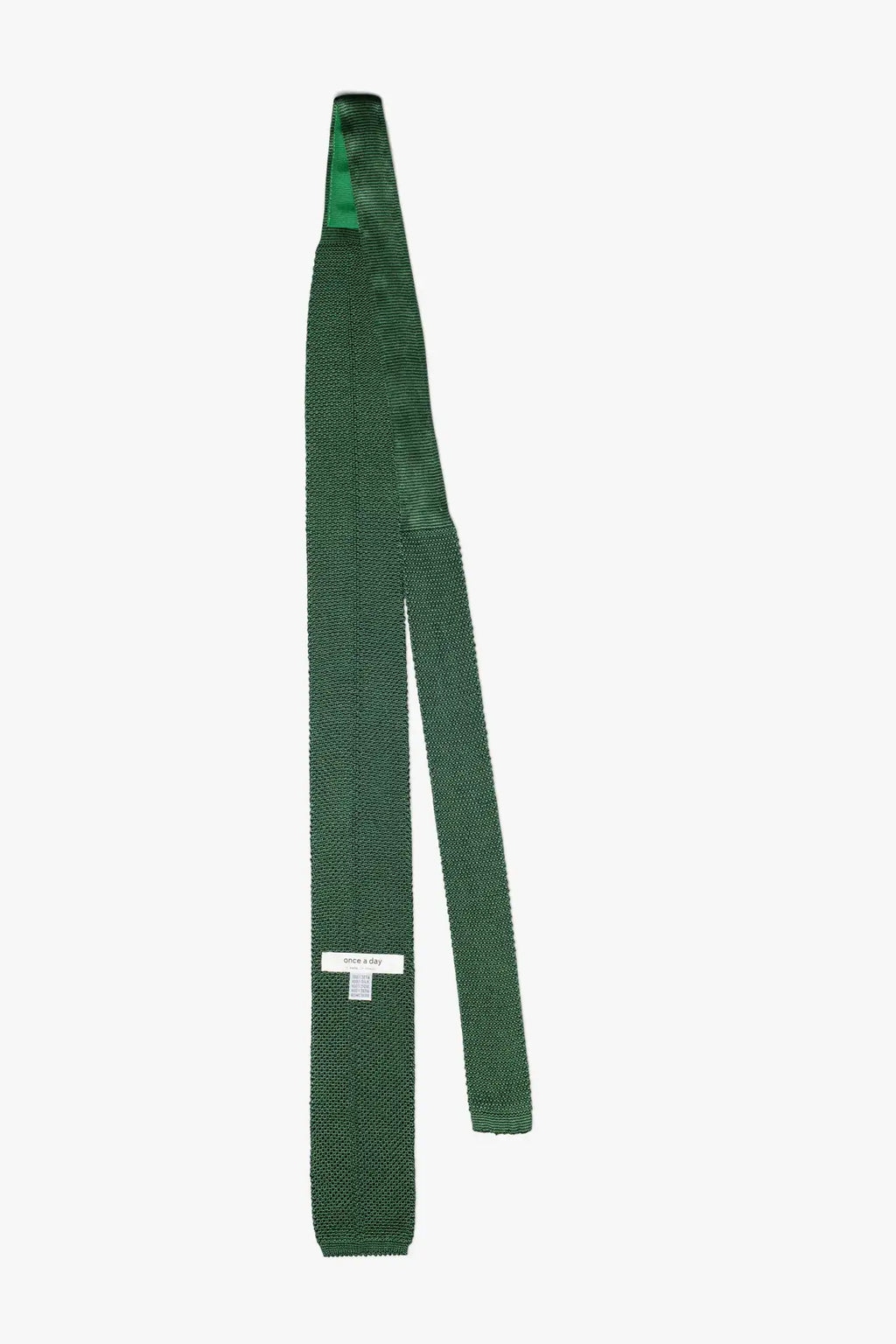Silk knitted Tie - Bright green