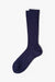 Blue dress socks in merino wool. Swedish design by once a day and produced by glenn clyde. Can we washed in warm water without shrinking.