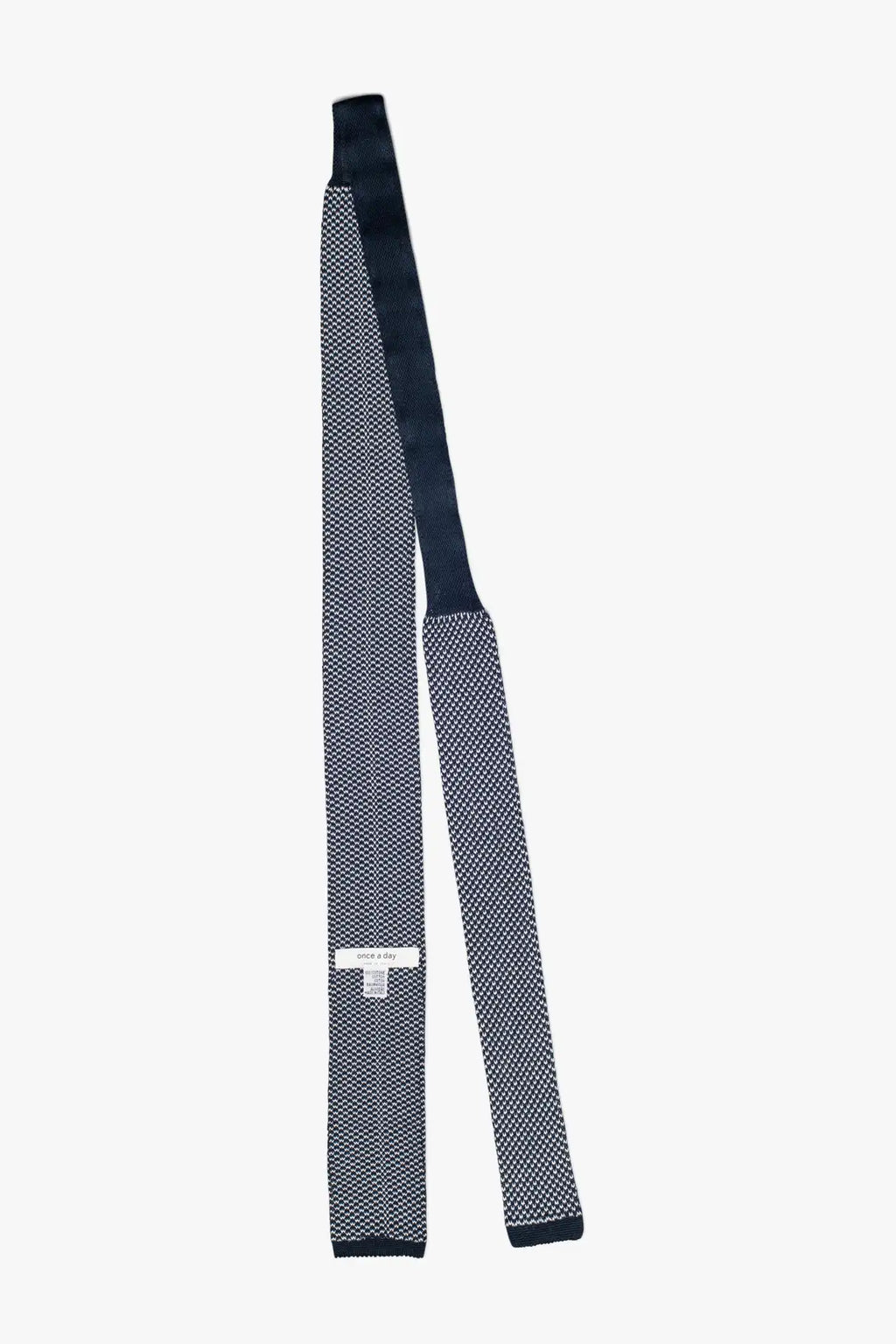 Cotton Noise Tie - Blue