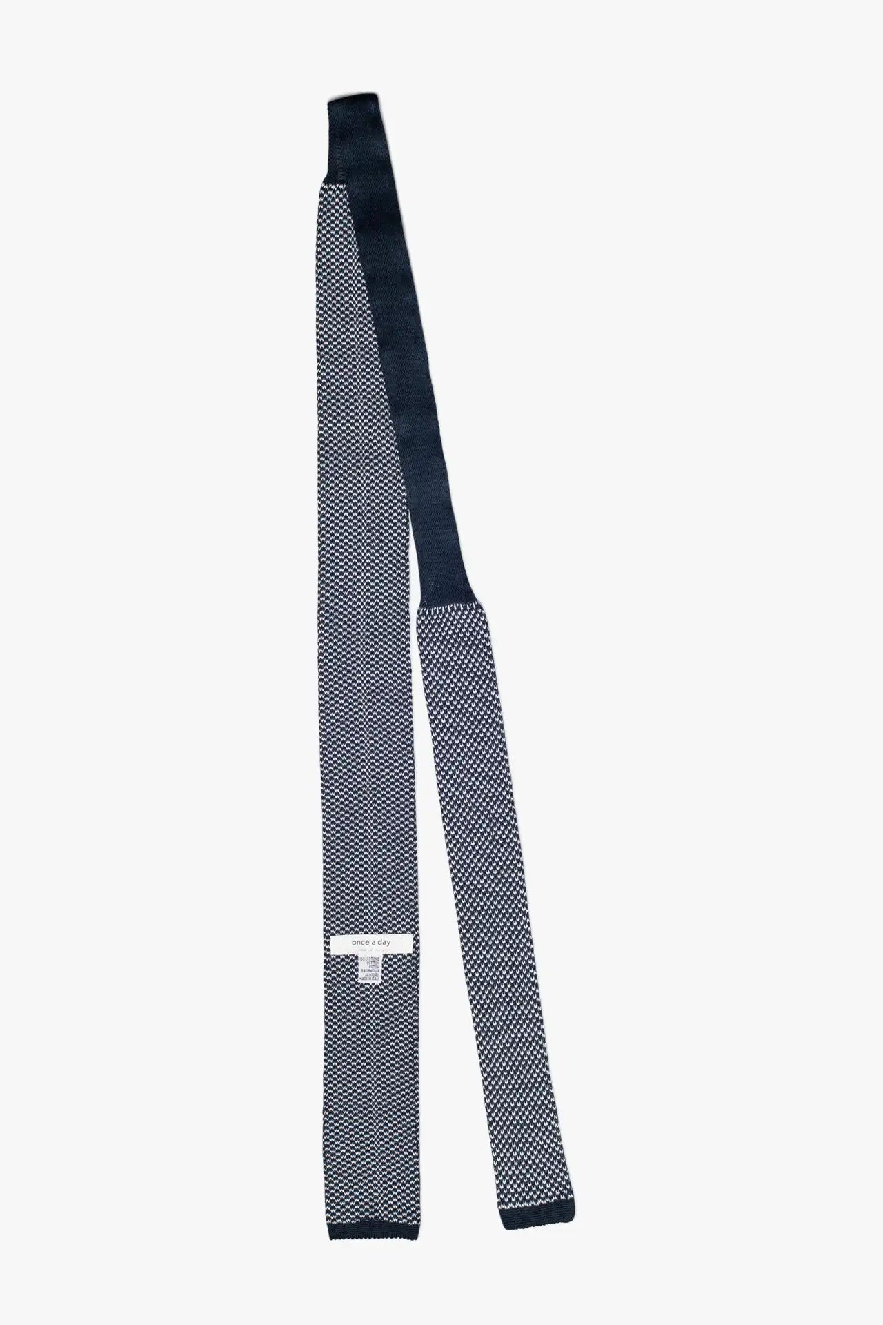 Cotton Noise Tie - Blue