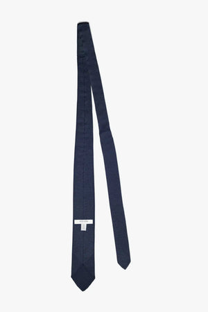 Formal Knit Tie - Navy Blue