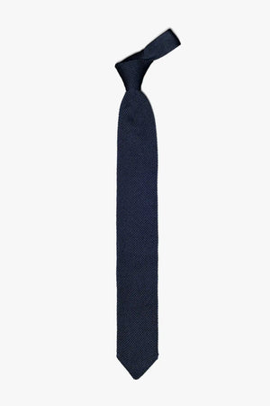 Melange Tie - Navy Blue
