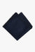 Navy blue pocket square in silk made in Italy