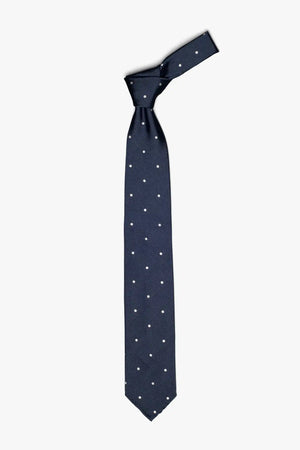 The Dotted 7 Fold - Navy Blue