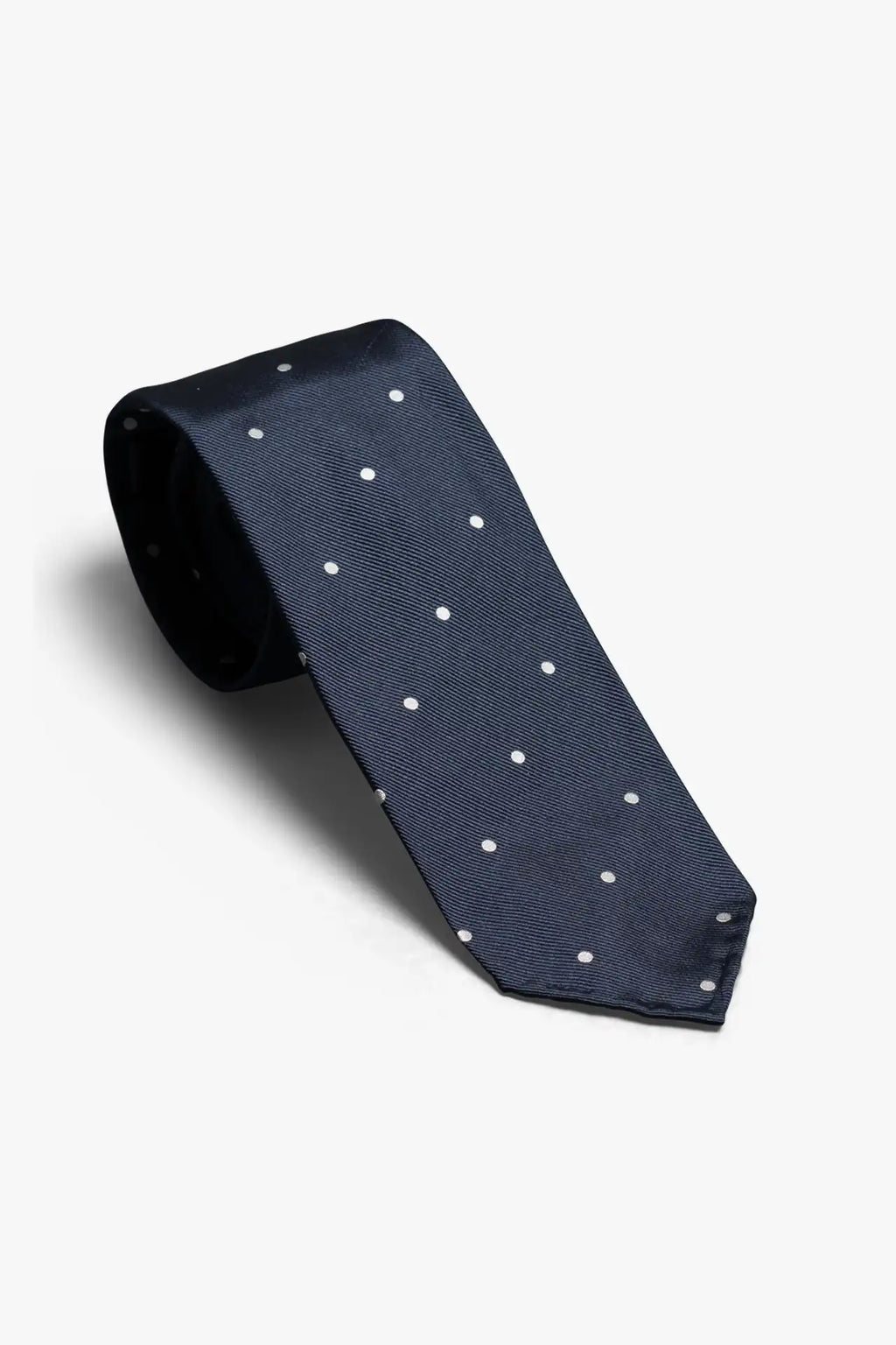 The Dotted 7 Fold - Navy Blue