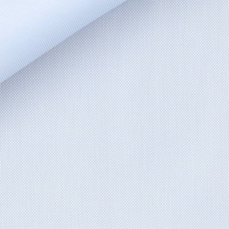 Light-Blue-cotton-oxford-shirt-fabric-Italian-Thomas Mason- wrinkle resilient