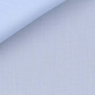 Blue-cotton-poplin-shirt-fabric-Italian-Thomas Mason- wrinkle resilient