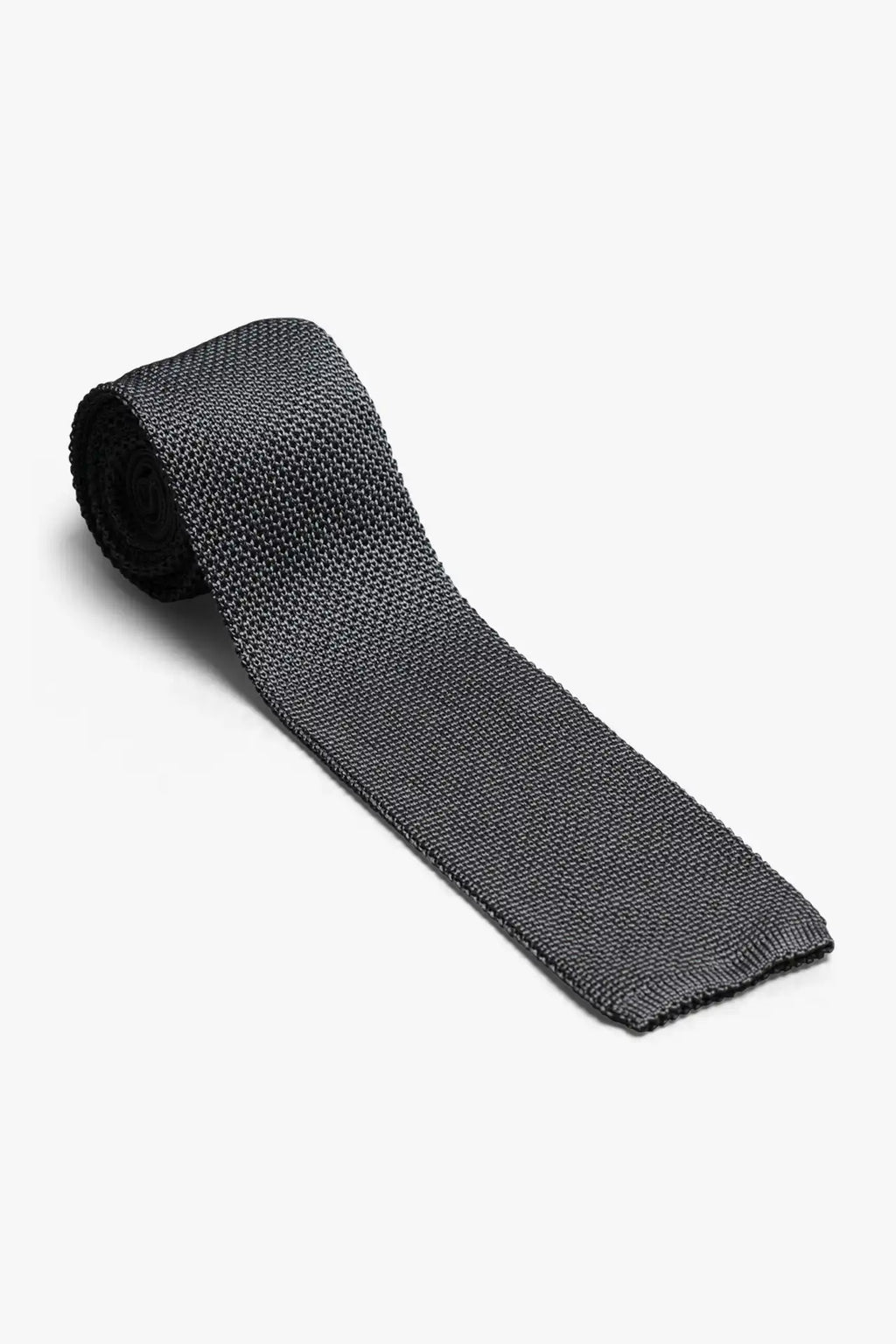 Silk knitted Tie - Gray