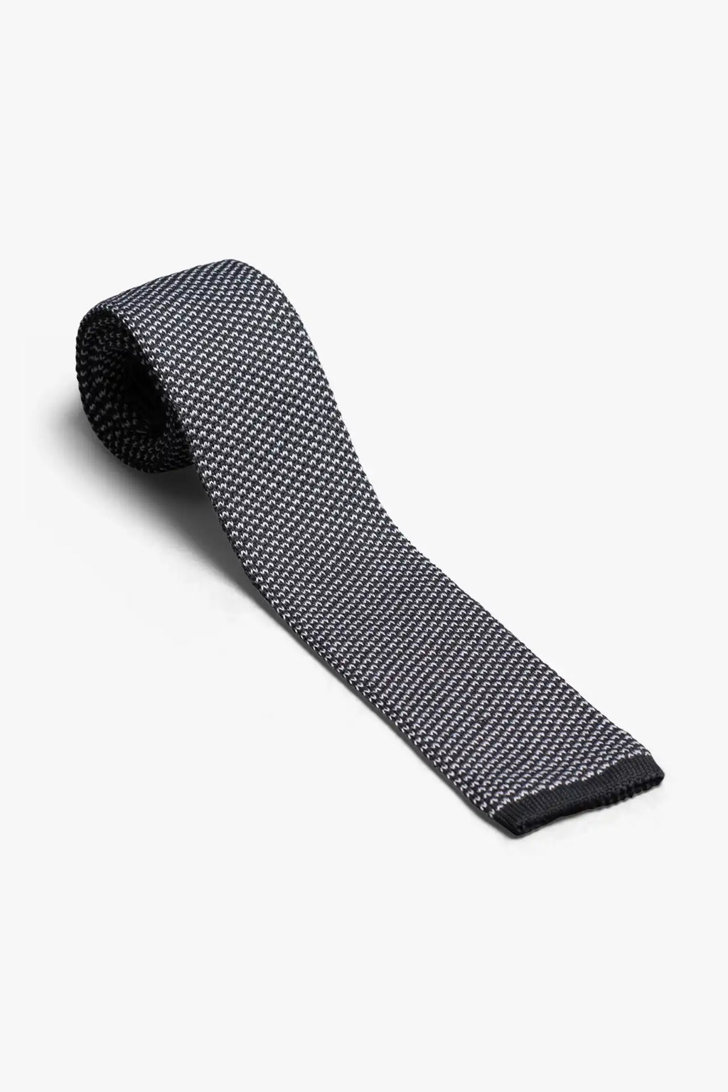 Cotton Noise Tie - Gray