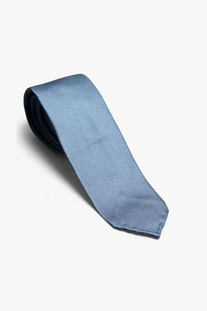 The Solid 3 fold Tie - Blue