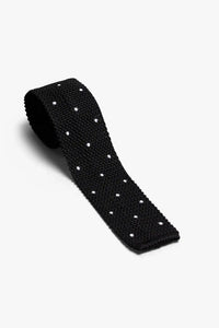 Polka Tie - Black