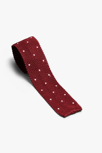 Polka Tie - Red