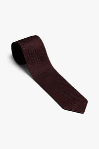 Melange Tie - Maroon