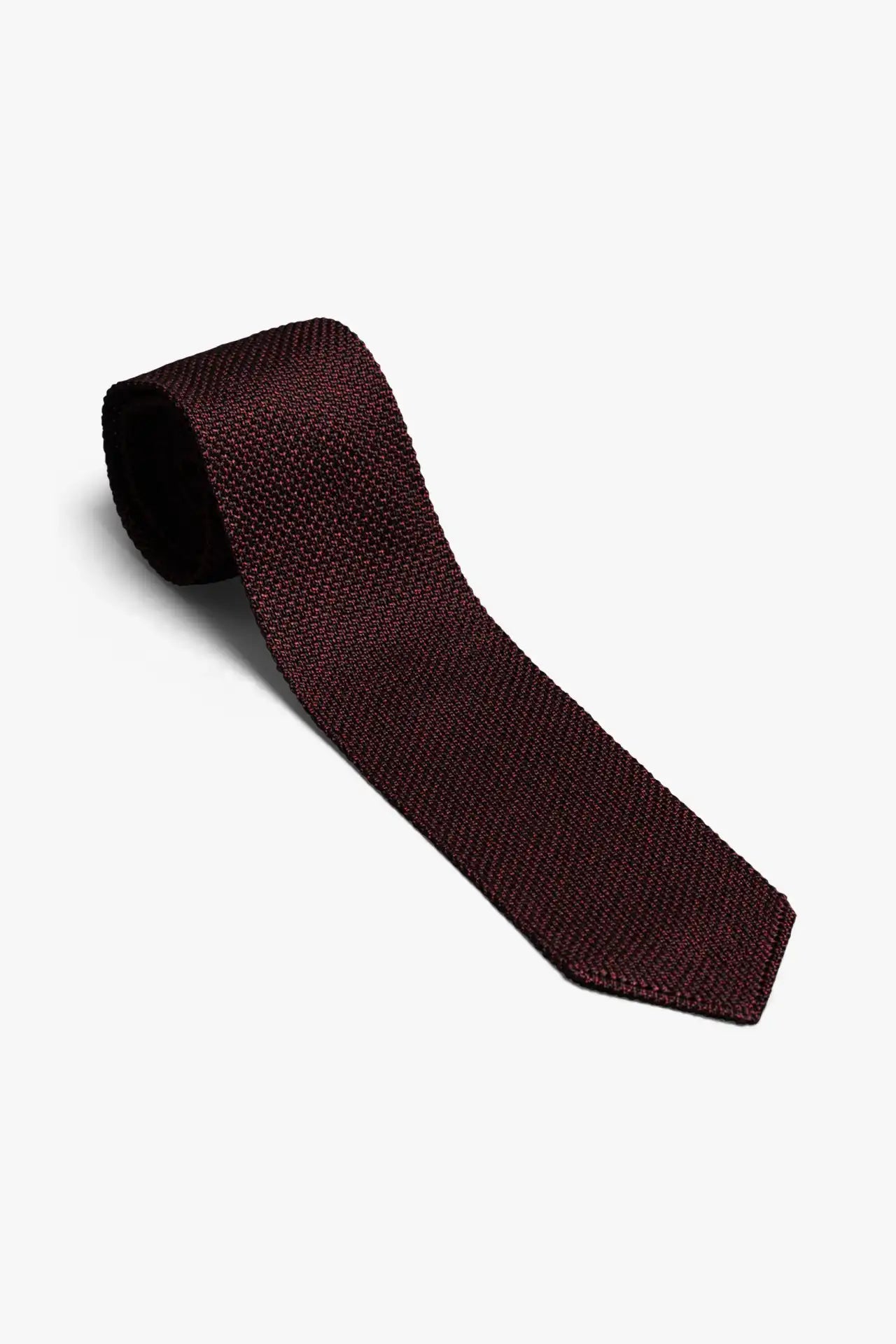 Melange Tie - Maroon